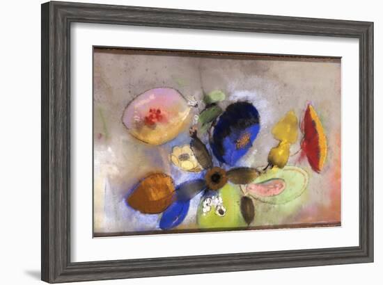 Flowers, 1907-10-Odilon Redon-Framed Giclee Print