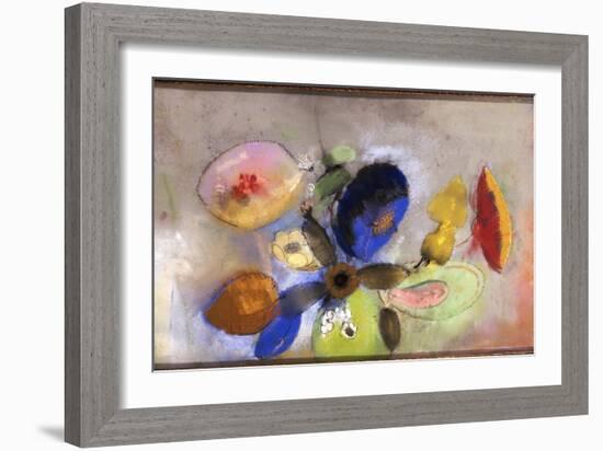 Flowers, 1907-10-Odilon Redon-Framed Giclee Print