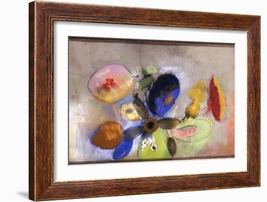 Flowers, 1907-10-Odilon Redon-Framed Giclee Print