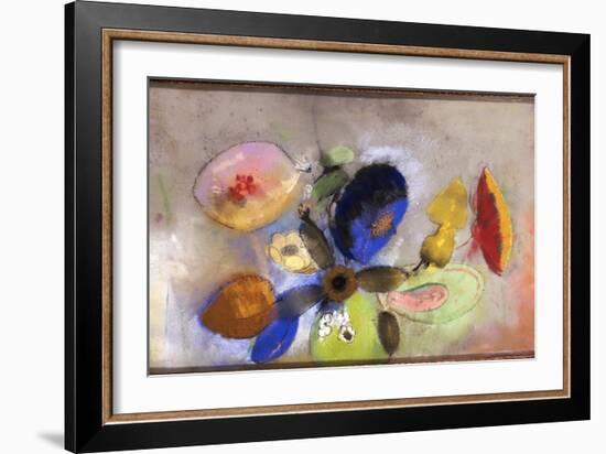 Flowers, 1907-10-Odilon Redon-Framed Giclee Print