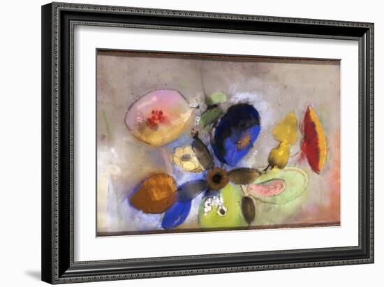 Flowers, 1907-10-Odilon Redon-Framed Giclee Print