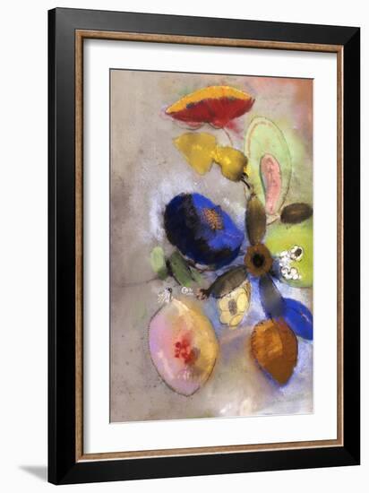 Flowers, 1907-1910-Odilon Redon-Framed Giclee Print