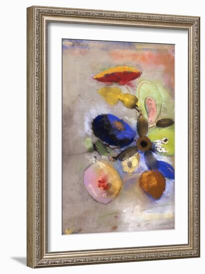 Flowers, 1907-1910-Odilon Redon-Framed Giclee Print