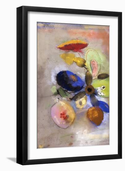 Flowers, 1907-1910-Odilon Redon-Framed Giclee Print