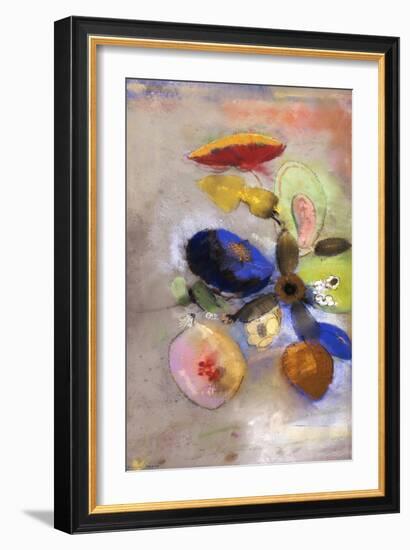 Flowers, 1907-1910-Odilon Redon-Framed Giclee Print