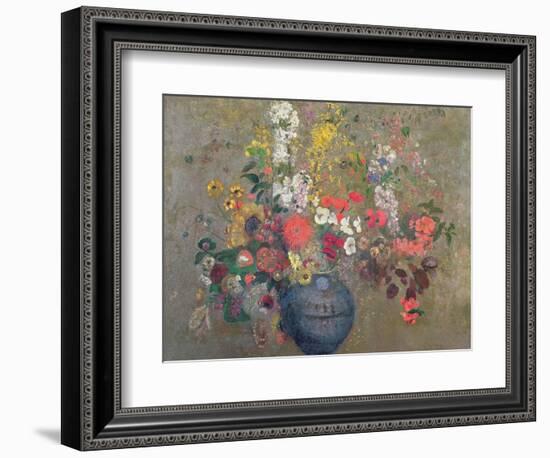 Flowers, 1909-Odilon Redon-Framed Premium Giclee Print