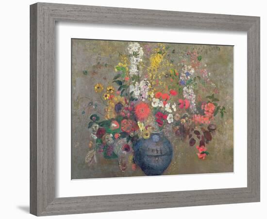Flowers, 1909-Odilon Redon-Framed Giclee Print
