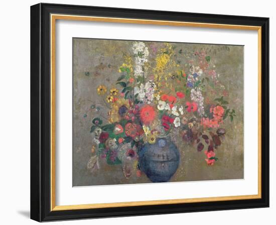 Flowers, 1909-Odilon Redon-Framed Giclee Print