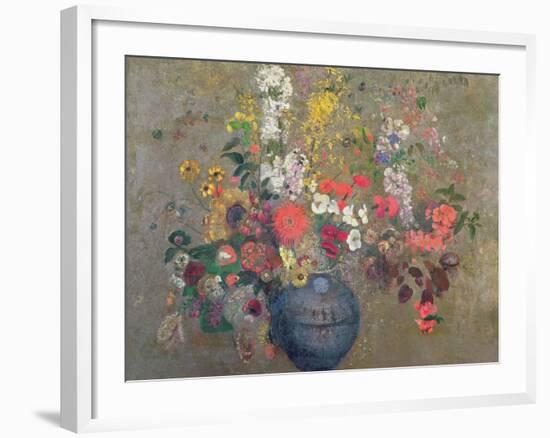 Flowers, 1909-Odilon Redon-Framed Giclee Print