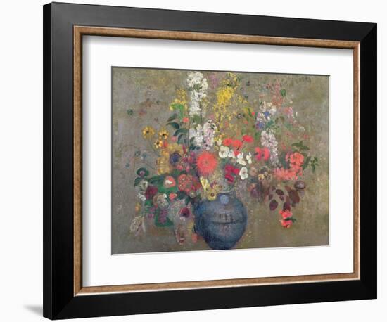 Flowers, 1909-Odilon Redon-Framed Giclee Print