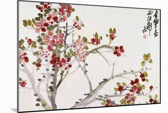 Flowers, 1910-Wu Changshuo-Mounted Giclee Print