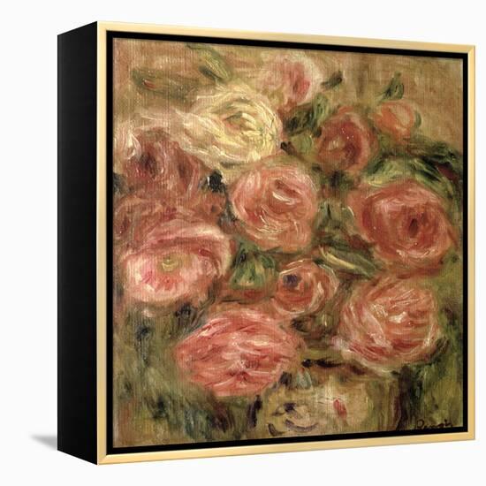 Flowers, 1913-19-Pierre-Auguste Renoir-Framed Premier Image Canvas