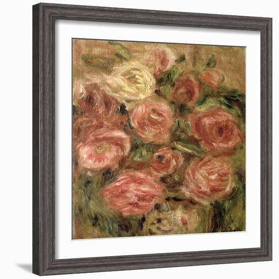 Flowers, 1913-19-Pierre-Auguste Renoir-Framed Giclee Print