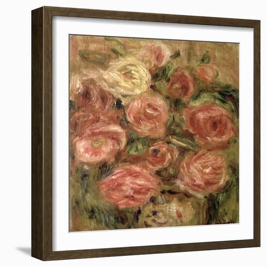 Flowers, 1913-19-Pierre-Auguste Renoir-Framed Giclee Print