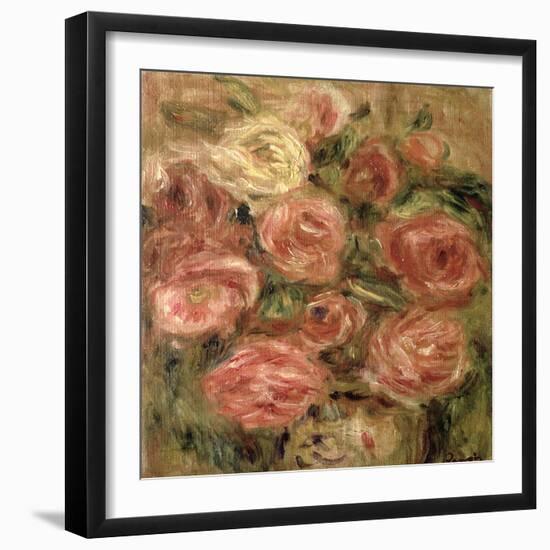 Flowers, 1913-19-Pierre-Auguste Renoir-Framed Giclee Print
