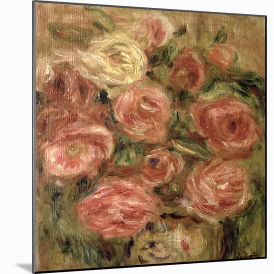 Flowers, 1913-19-Pierre-Auguste Renoir-Mounted Giclee Print