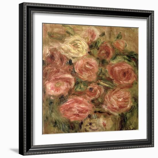 Flowers, 1913-19-Pierre-Auguste Renoir-Framed Giclee Print