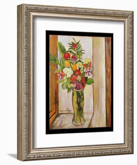 Flowers, 1929-Suzanne Valadon-Framed Giclee Print