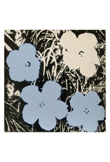 Flowers 1965 3 Blue 1 Ivory Art Print Andy Warhol Art Com Flowers 1965 3 Blue 1 Ivory Art Print Andy Warhol Art Com