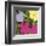 Flowers, 1970 (1 purple, 1 yellow, 2 pink)-Andy Warhol-Framed Art Print