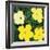 Flowers, 1970 (4 yellow)-Andy Warhol-Framed Art Print