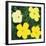 Flowers, 1970 (4 yellow)-Andy Warhol-Framed Art Print