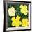 Flowers, 1970 (4 yellow)-Andy Warhol-Framed Art Print