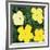 Flowers, 1970 (4 yellow)-Andy Warhol-Framed Art Print