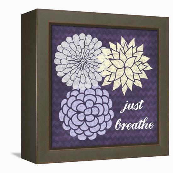 Flowers 1-Erin Clark-Framed Premier Image Canvas