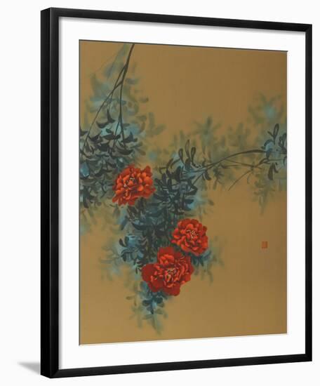 Flowers 3-David Lee-Framed Limited Edition