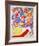 Flowers 4-Knox Martin-Framed Serigraph