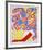 Flowers 4-Knox Martin-Framed Serigraph