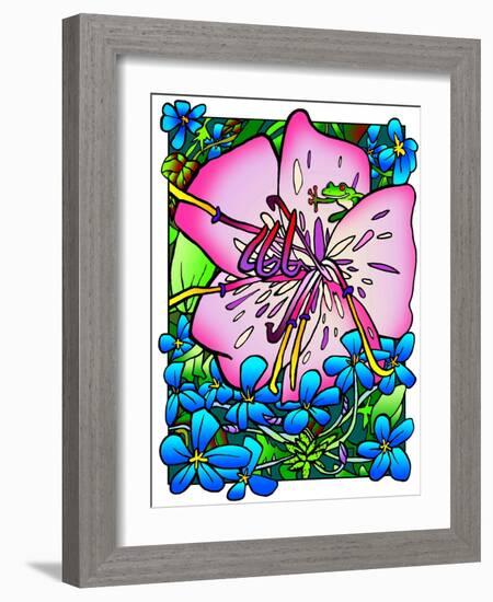 Flowers 4-Howie Green-Framed Giclee Print