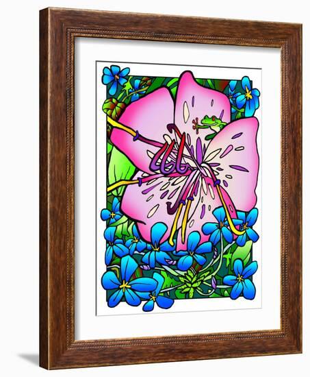 Flowers 4-Howie Green-Framed Giclee Print