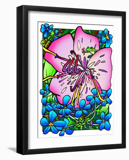 Flowers 4-Howie Green-Framed Giclee Print