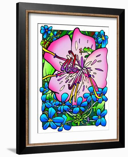 Flowers 4-Howie Green-Framed Giclee Print