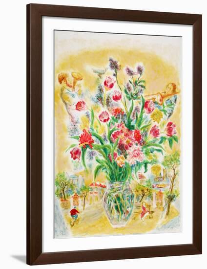 Flowers 5-Ira Moskowitz-Framed Limited Edition