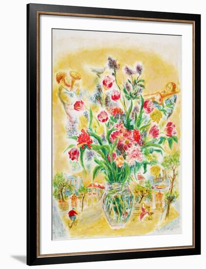 Flowers 5-Ira Moskowitz-Framed Limited Edition