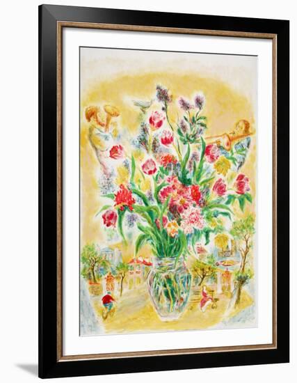 Flowers 5-Ira Moskowitz-Framed Limited Edition