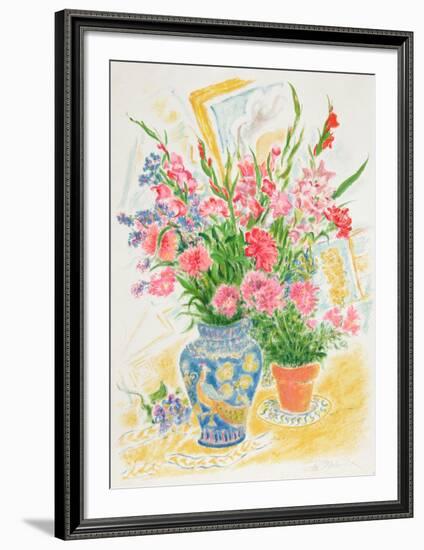 Flowers 6-Ira Moskowitz-Framed Limited Edition