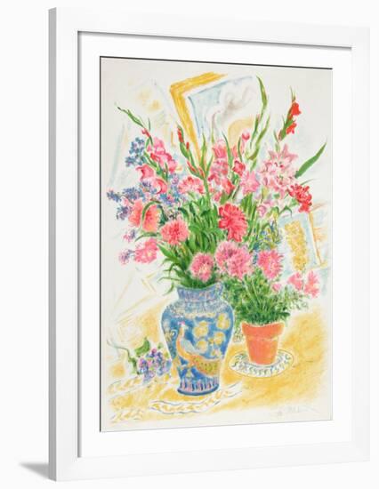 Flowers 6-Ira Moskowitz-Framed Limited Edition