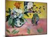 Flowers and a Japanese Print, 1889-Paul Gauguin-Mounted Giclee Print