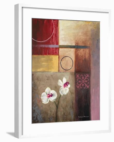 Flowers and Abstract Study I-Michael Marcon-Framed Premium Giclee Print