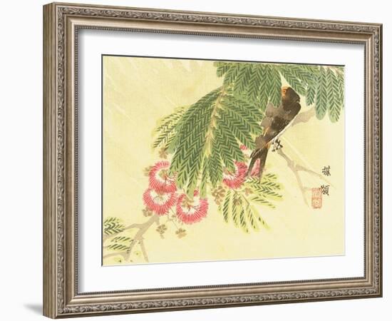 Flowers and Birds Picture Album by Bairei No.6-Bairei Kono-Framed Giclee Print