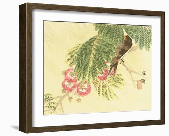 Flowers and Birds Picture Album by Bairei No.6-Bairei Kono-Framed Giclee Print