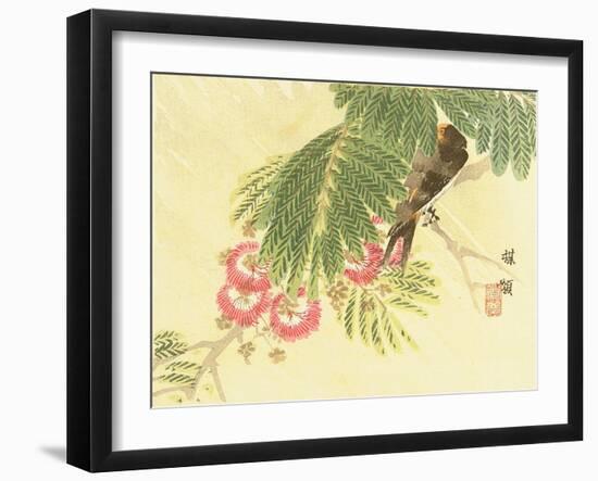 Flowers and Birds Picture Album by Bairei No.6-Bairei Kono-Framed Giclee Print