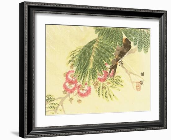 Flowers and Birds Picture Album by Bairei No.6-Bairei Kono-Framed Giclee Print