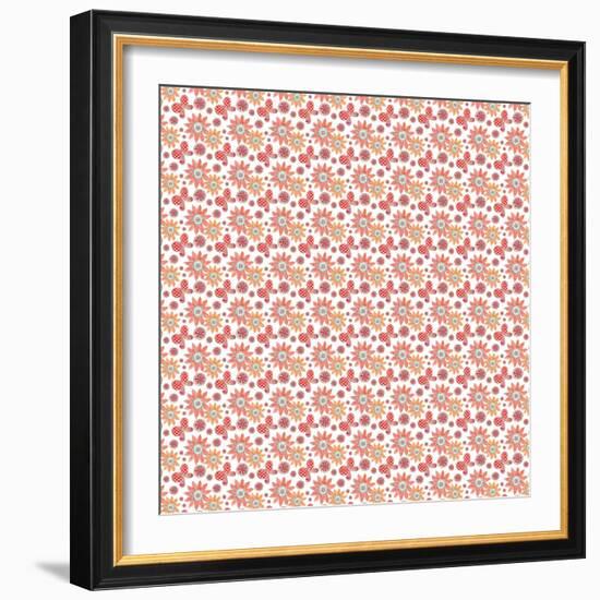 Flowers and Butterflies-Effie Zafiropoulou-Framed Giclee Print