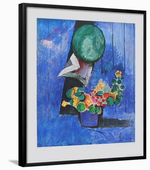 Flowers and Ceramic-Henri Matisse-Framed Art Print