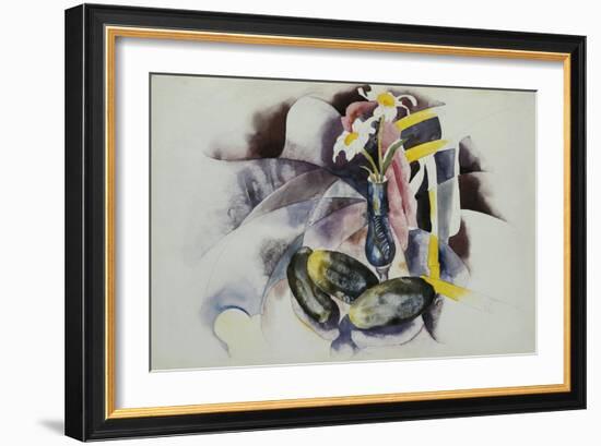 Flowers and Cucumbers-Charles Demuth-Framed Giclee Print